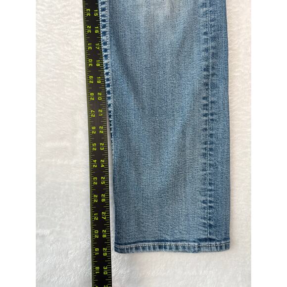 BKE Jake Straight Leg Men Jeans 32x32 Light Wash Distressed Destroyed Denim - Picture 6 of 9